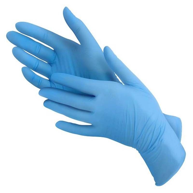 Gant d'Examen Nitrile Bleu 